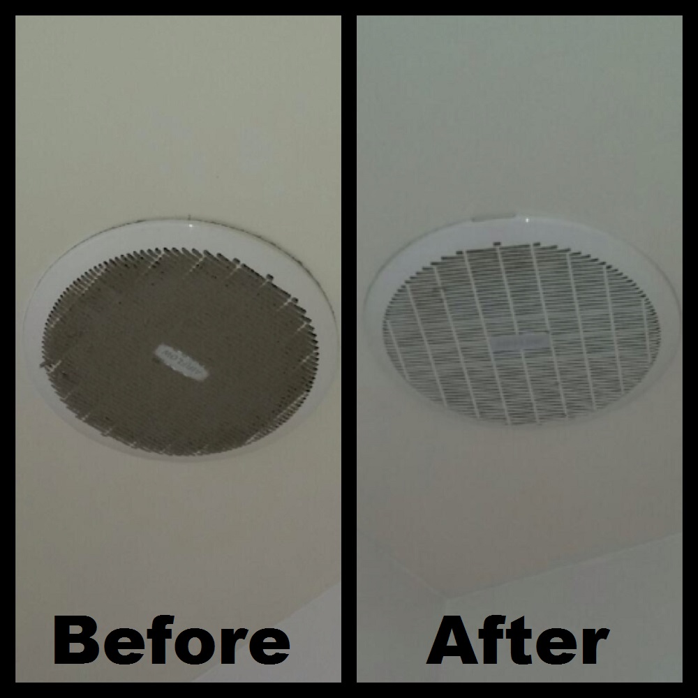 How to Clean a Bathroom Fan Cover 