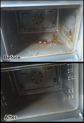 wall oven cleaning